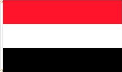 YEMEN LARGE 3' X 5' FEET COUNTRY FLAG BANNER .. NEW AND IN A PACKAGE