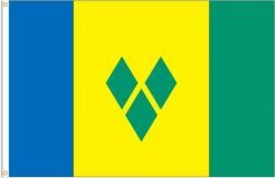 ST. VINCENT & THE GRENADINES LARGE 3' X 5' FEET COUNTRY FLAG BANNER .. NEW AND IN A PACKAGE