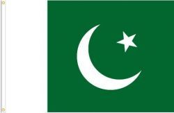 PAKISTAN LARGE 3' X 5' FEET COUNTRY FLAG BANNER .. NEW AND IN A PACKAGE