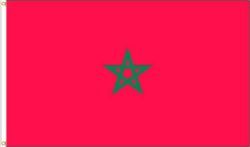 MOROCCO LARGE 3' X 5' FEET COUNTRY FLAG BANNER .. NEW AND IN A PACKAGE