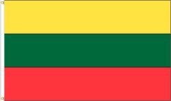 LITHUANIA LARGE 3' X 5' FEET COUNTRY FLAG BANNER .. NEW AND IN A PACKAGE