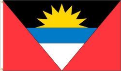 ANTIGUA & BARBUDA LARGE 3' X 5' FEET COUNTRY FLAG BANNER .. NEW AND IN A PACKAGE