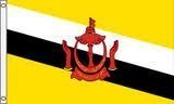 BRUNEI LARGE 3' X 5' FEET COUNTRY FLAG BANNER .. NEW AND IN A PACKAGE