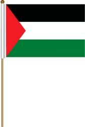 SUDAN LARGE 12" X 18" INCHES COUNTRY STICK FLAG ON 2 FOOT WOODEN STICK .. NEW AND IN A PACKAGE