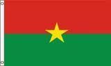 BURKINA FASO LARGE 3' X 5' FEET COUNTRY FLAG BANNER .. NEW AND IN A PACKAGE