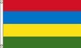 MAURITIUS LARGE 3' X 5' FEET COUNTRY FLAG BANNER .. NEW AND IN A PACKAGE