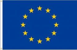 EUROPEAN UNION LARGE 3' X 5' FEET COUNTRY FLAG BANNER .. NEW AND IN A PACKAGE