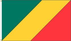 CONGO LARGE 3' X 5' FEET COUNTRY FLAG BANNER .. NEW AND IN A PACKAGE