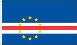CAPE VERDE 3' X 5' FEET COUNTRY FLAG BANNER .. NEW AND IN A PACKAGE
