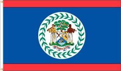 BELIZE 3' X 5' FEET COUNTRY FLAG BANNER .. NEW AND IN A PACKAGE