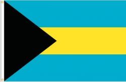 BAHAMAS 3' X 5' FEET COUNTRY FLAG BANNER .. NEW AND IN A PACKAGE