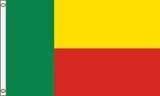 BENIN 3' X 5' FEET COUNTRY FLAG BANNER .. NEW AND IN A PACKAGE