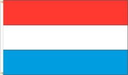 LUXEMBOURG 3' X 5' FEET COUNTRY FLAG BANNER .. NEW AND IN A PACKAGE