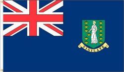 BRITISH VIRGIN ISLANDS LARGE 3' X 5' FEET COUNTRY FLAG BANNER .. NEW AND IN A PACKAGE