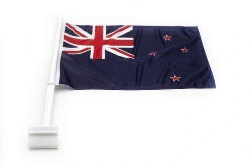 NEW ZEALAND 12" X 18" INCHES COUNTRY HEAVY DUTY WITH STICK CAR FLAG .. NEW AND IN A PACKAGE