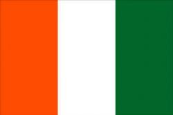 COTE D' IVOIRE LARGE 3' X 5' FEET COUNTRY FLAG BANNER .. NEW AND IN A PACKAGE