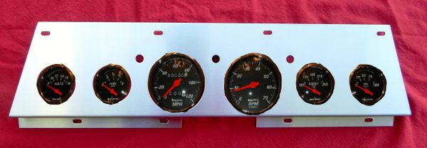 1966-1967 Chevelle RAW STEEL FINISH With Gauges | 1967 Chevelle Dash