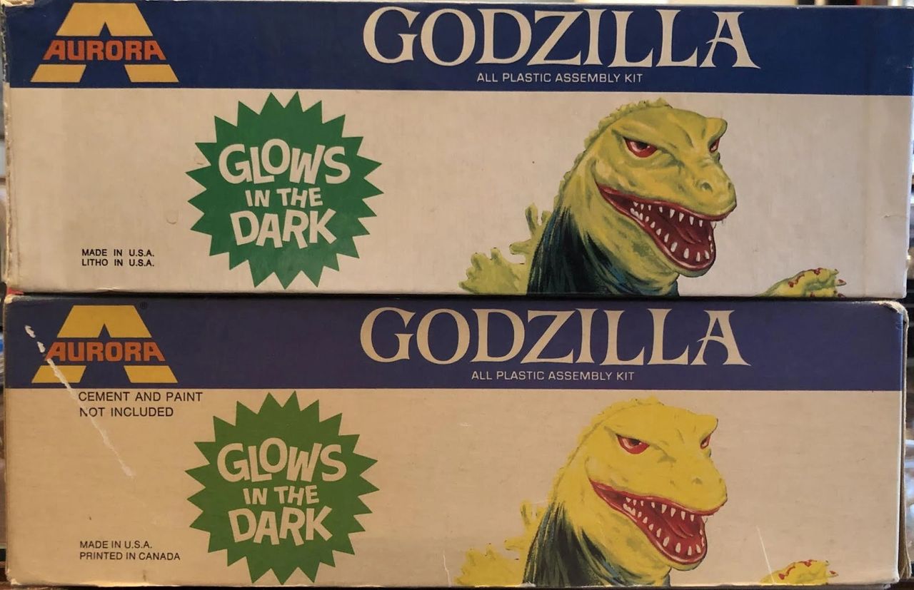 The Aurora Godzilla Model Kit History, image size:1280x827