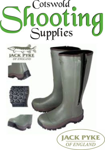 JACK PYKE COUNTRYMAN SIDE ZIP WELLINGTON BOOT Cotswold shooting