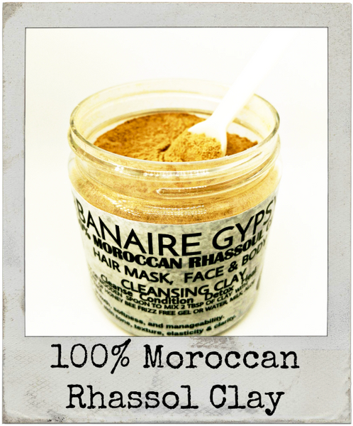 Moroccan Rhassoul Clay Powder | Urbanaire Gypsy All Natural Hair Care and Body Products