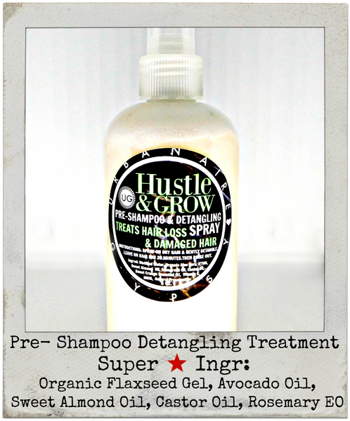 Hustle Grow Pre Shampoo Hair Growth Treament Urbanaire Gypsy Llc All Natural Hair Care And Body Products