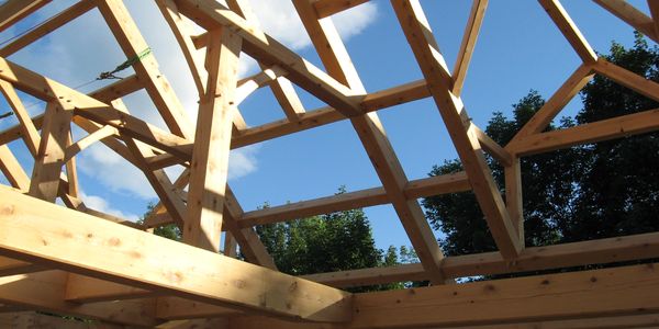 Hemlock heavy timber dormer 