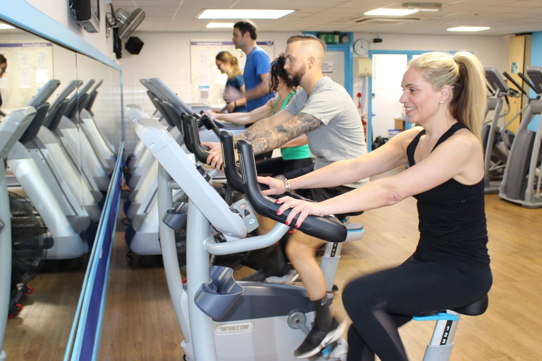 Members exercising at Chapel Allerton Gym in Leeds