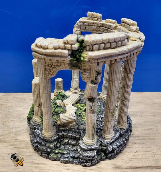 Ancient Ruins Roman Columns Ornament Air Bubbler Decoration Aquarium Fish Tank egardenshop Ajb Aqua