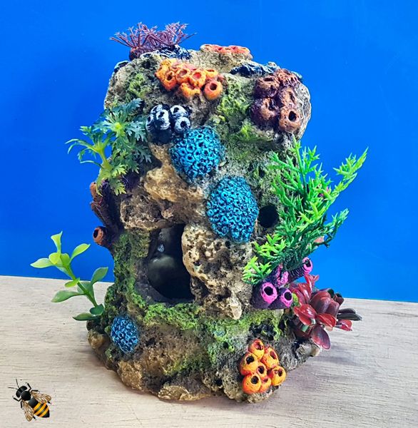 Coral Stone Plants Aquarium Ornament Rock Fish Tank Decoration