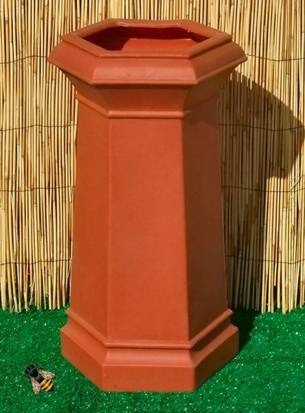 Chimney Pot Garden Planter Patio Flower Tub Terracotta Colour