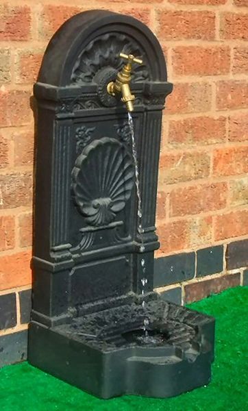 Garden Wall Brass Tap or Water Feature Self Contained Outdoor Ornament Fountain