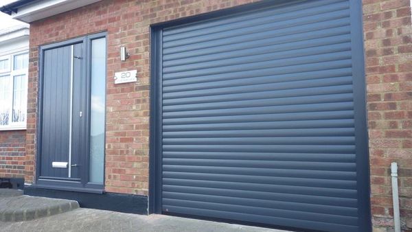 Eg55 7x7 Athracite Electric Roller Garage Door