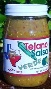 Tejano Salsa Verde Hot - 16 oz.