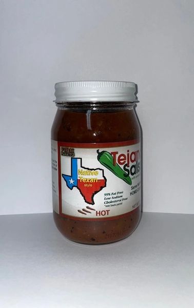 Tejano Salsa FIRE ROASTED HOT 16 oz