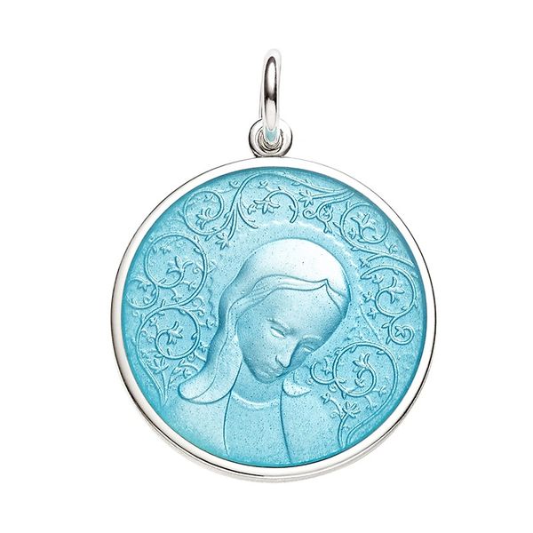 Silver deals madonna pendant