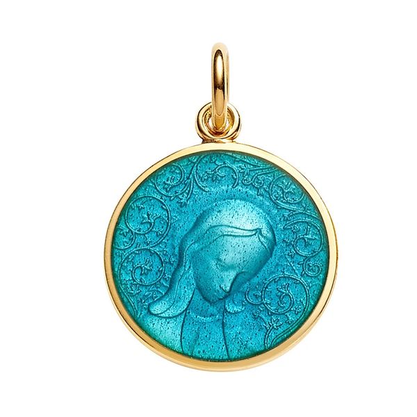 Gold on sale madonna pendant