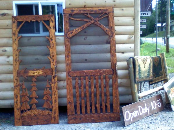 Barn Owl Carving  Adirondack Rustic Furniture and Decor