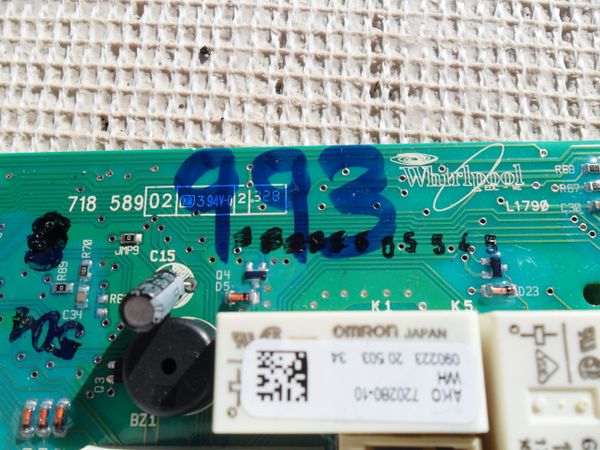 UPDATED AKO 720280-10 718 589 02 72028010 71858902 WHIRLPOOL WASHING  MACHINE PCB MODULE CONTROL BOARD,USED FULLY TESTED