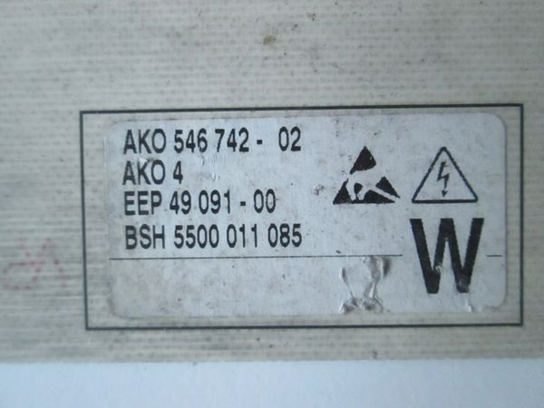 Bosch or Siemens, AKO 546 742 02, BSHG 5500 011 085 used tested ...