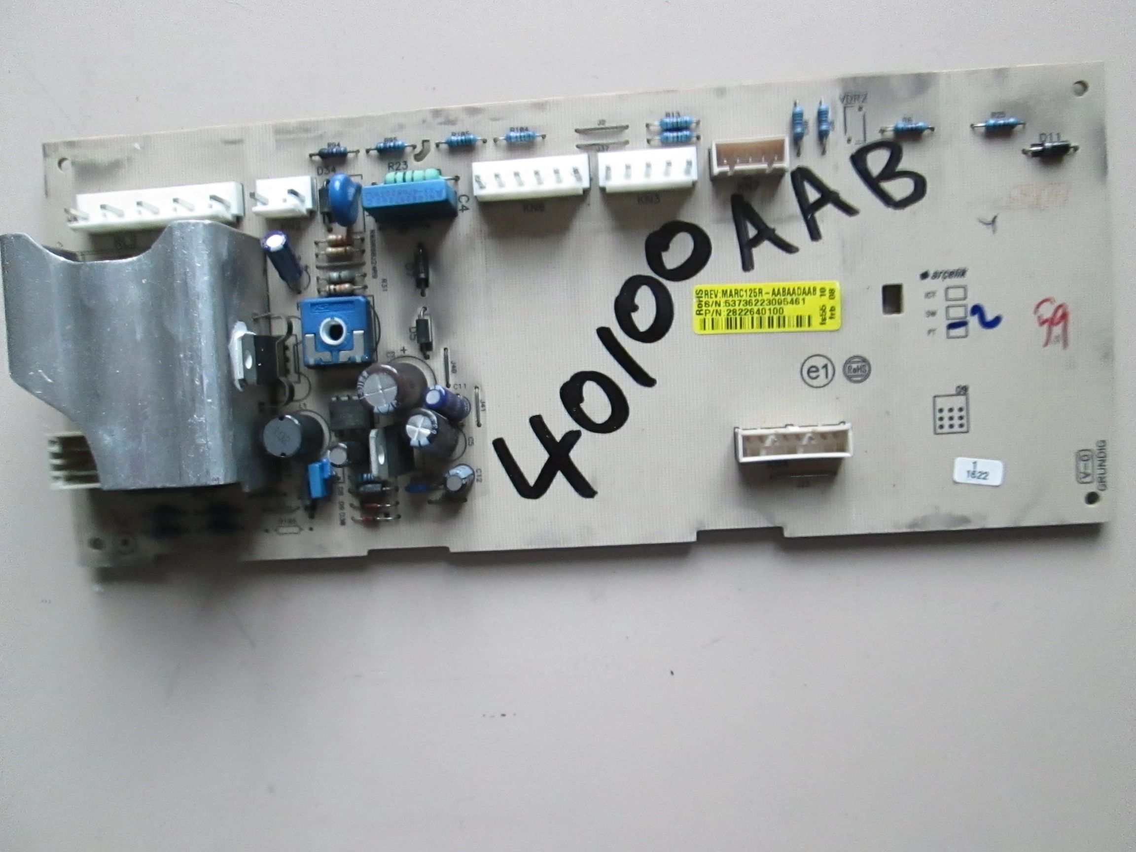 Beko WM5100W WM5100 Washing Machine PCB Control Board Module 7132 appliancespareparts