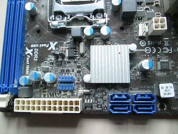 Asrock h61m vg3 не запускается