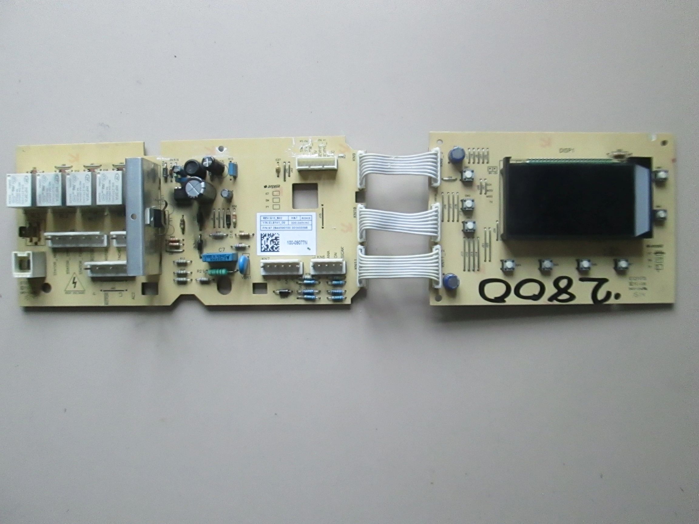 2844590100 Beko washing machine PCB control board 2844590100,test appliancespareparts