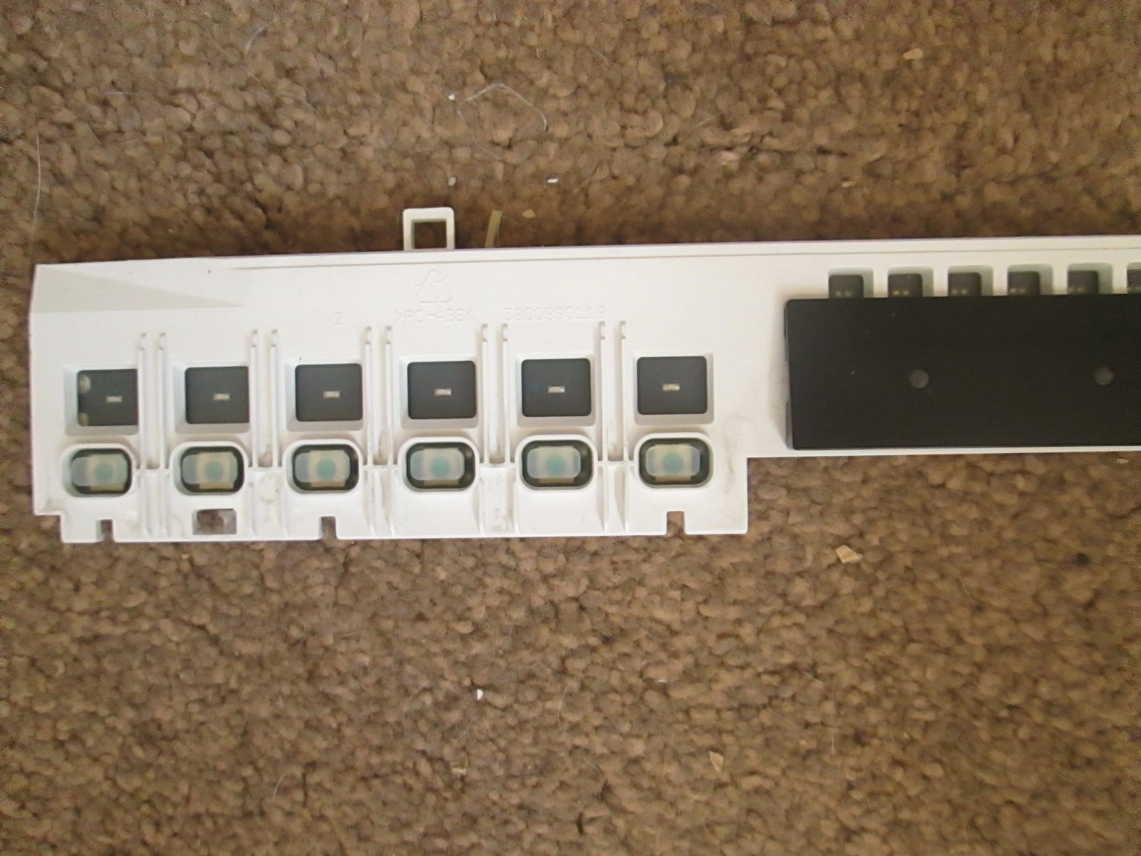 Buttons Set for Siemens EQ7 6 Buttons Painted 2 Light Head 00614419/R95 