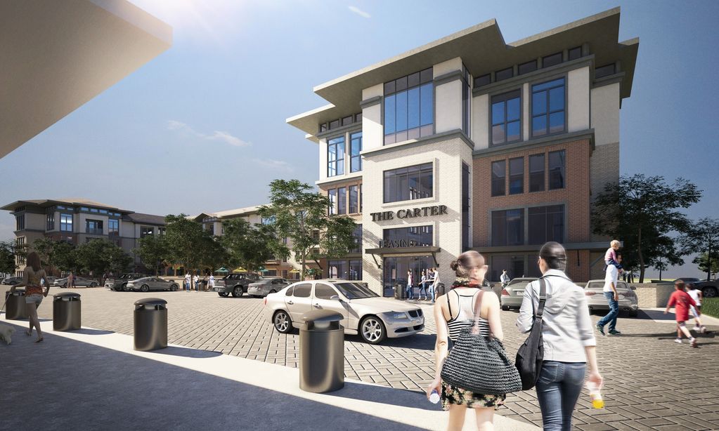 The Carter luxury apartments, mixed use development