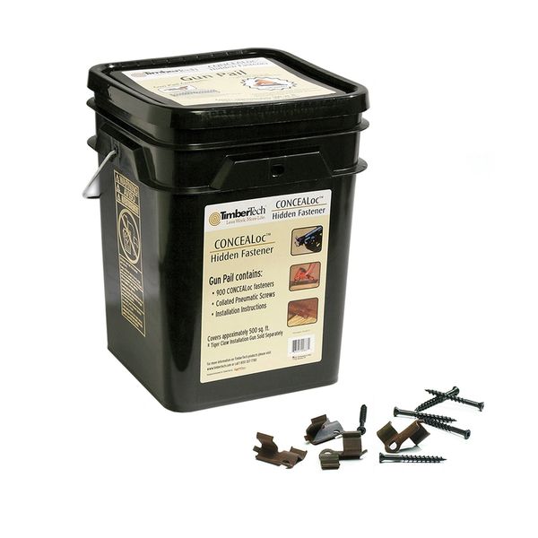 TimberTech CONCEALoc 900-Count Brown Gun Pail(500-sq ft Coverage)