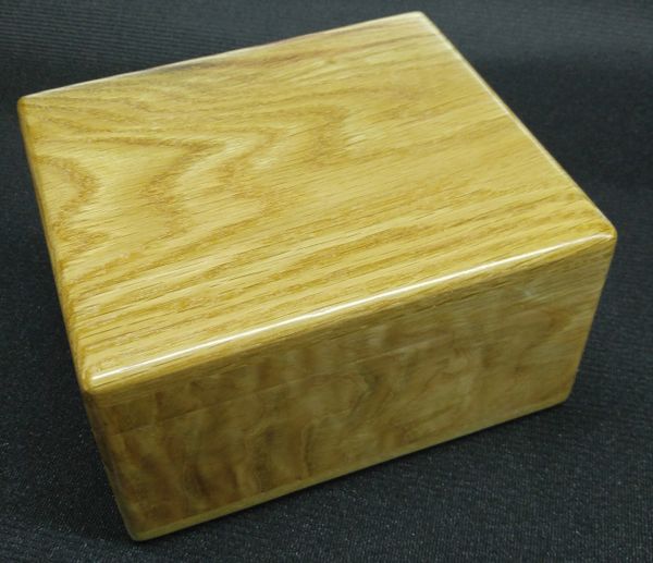 WHITE OAK TREASURE BOX
