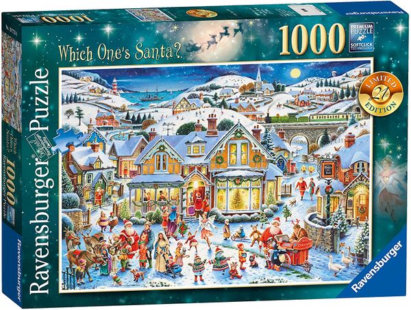 RAVENSBURGER ..1000PCE........... WHICH ONES SANTA?