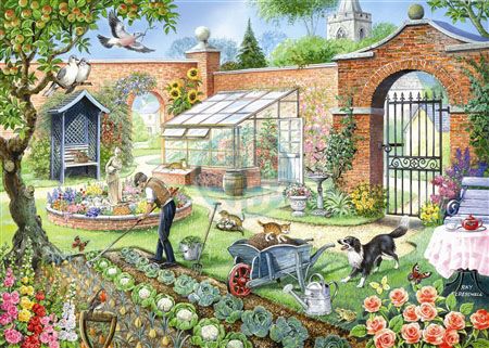 HOP 1000 Pce Puzzle .....KITCHEN GARDEN