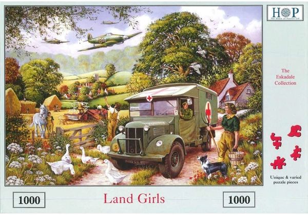 HOP 1000 Pce Puzzle .....LAND GIRLS