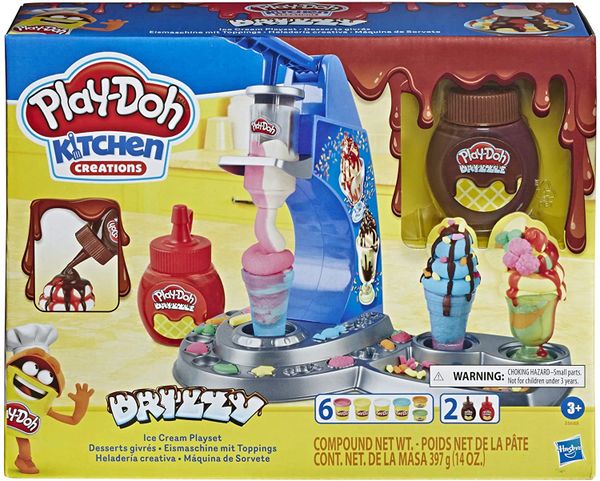 PLAYDOH .....KITCHEN Creations DRIZZLY Ice Cream playset